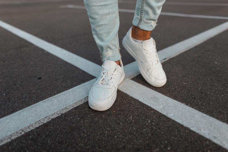 Verminderen Stam Munching Komplett weiße Sneaker für Herren in Übergröße - Horsch-Schuhe Magazin