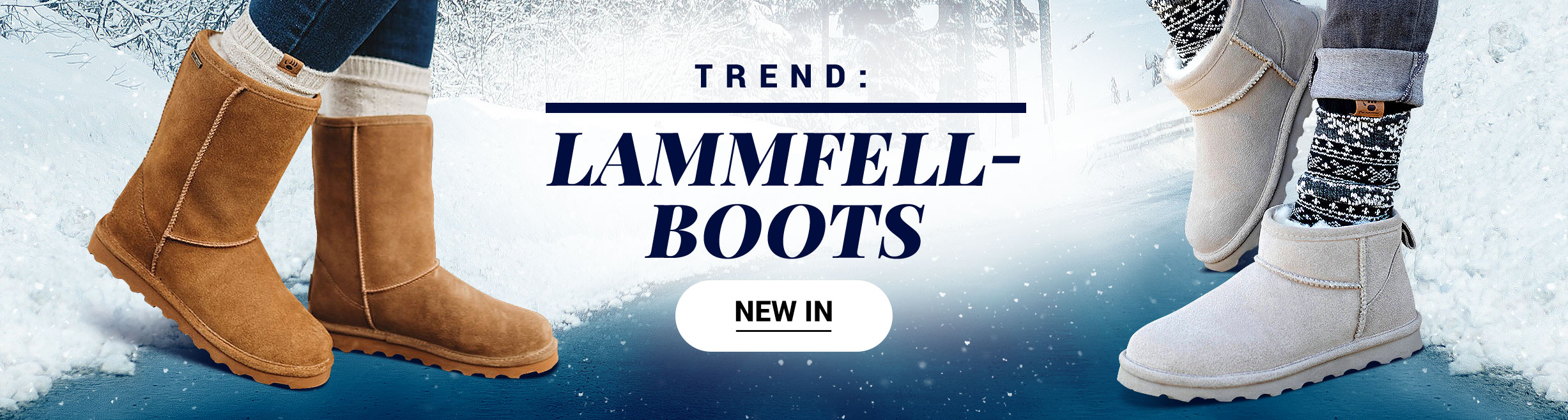 Lammfell-Boots