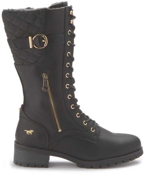 Lace-up boots in plus sizes: 5574-24