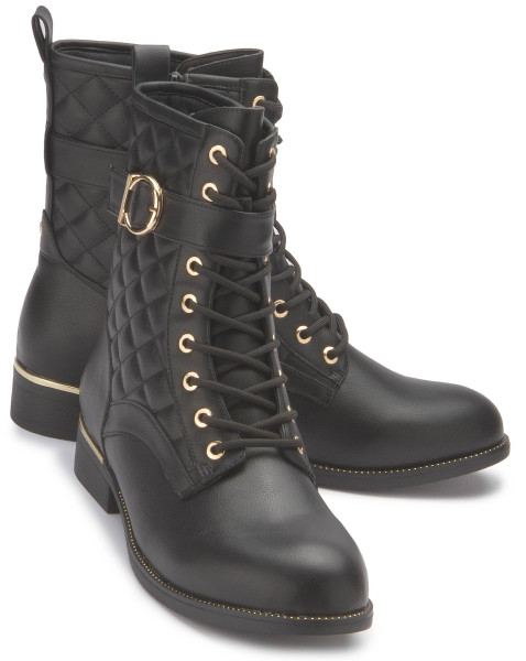 Lace-up boot in plus sizes: 3754-24